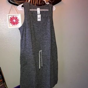NWT Favorite Soft Casual Dress with drawstring and pockets!